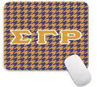Tapis de souris carré de haute qualité de la sororité Sigma Gamma Rho, conception personnalisée, base en caoutchouc antidérapante, tapis de souris pour ordinateur