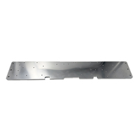 Plaque de base plate en alliage d'aluminium 6061 usinée CNC de haute précision, profilé extrudé sur mesure pour machines d'automatisation