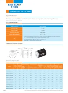 Supercondensador de fábrica, nuevo proveedor de tecnología, 3,0 v, 650 ~ 3400f, supercondensadores con RoHS/ISO 9001