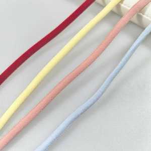 Bande élastique Yunaga 5 mm avec noyau en nylon, sangle plate pour soutiens-gorge, débardeurs, caracos, attaches d'oreilles, sangle de vêtement de couleur unie - Product Image 2