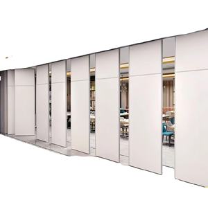 Paravent pliable mobile <span class=keywords><strong>en</strong></span> alliage d'aluminium électrique pour bureau et salle d'exposition, entièrement automatique - Product Image 2