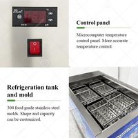 Machine automatique thaïlandaise à glaces et bâtonnets, modèle professionnel, pour la fabrication de sucettes glacées, avec fonction de congélation et de distribution, à vendre
