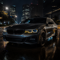 Phares LED pour BMW G30 G38 Série 5 2017-2020, version haute, avec lentille et feux de jour DRL, amélioration des phares