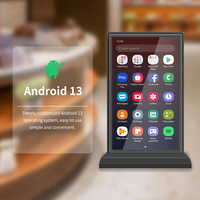 2K FHD Win Android System Tablet-top Advertising Player Desk Base Double-sided Touch Screen Menu Board pour Restaurant/Fast Food