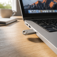 Clé USB en métal de qualité supérieure, gravure personnalisée du logo, clé USB compacte et portable, USB 2.0