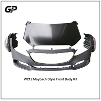 Kit carrosserie pour Mercedes Benz Classe E W212, mise à niveau au style Maybach, pare-chocs avant et arrière en PP, calandre, kit de conversion des feux