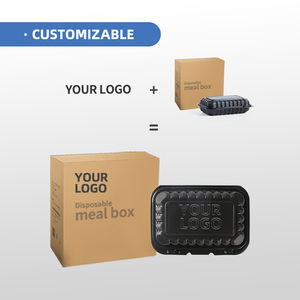 Contenedores Desechables para Almuerzo Estilo Americano 9x6, Resistentes, Aptos para Microondas, para Comida para Llevar, Cajas para <span class=keywords><strong>Tacos</strong></span> - Product Image 3