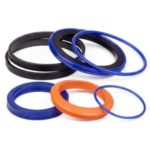 Joints toriques industriels en caoutchouc noir, bleu, orange pour kit de réparation de vérins hydrauliques modèle JCB 3CX - Product Image 2