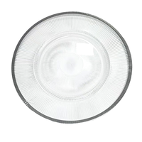 Vente chaude clair doré chargeur plaque léger PS plaque en plastique décoration de mariage/fête produit durable durable