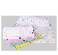 Papier sans carbone pour ordinateur NCR 1 à 6 plis, papier continu pour imprimante matricielle