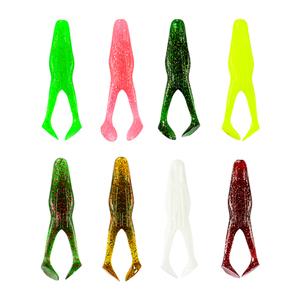 Señuelo de pesca de rana simulación de plástico 2 uds una bolsa 105mm 12g Afishlure señuelo de rana suave pesca señuelo realista - Product Image 2