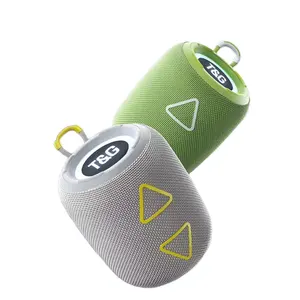 Nuovo altoparlante Bluetooth a doppio basso TG-655 luci magiche cilindriche Creative cool fashion portable small speaker