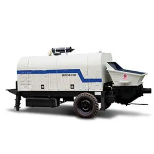 china brand mobile diesel powered trailer mounted concrete pump