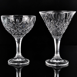 Copas de cóctel de cristal, diseño clásico, fabricadas a máquina, copa de martini duradera para fiestas de cócteles - Product Image 1