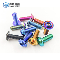 Kit de 6 vis en titane anodisé coloré, vis de rotor multi-têtes compatibles avec Tuttio Soleil 01 Super73 Ridstar Q20, pièces de modification de frein pour vélo électrique