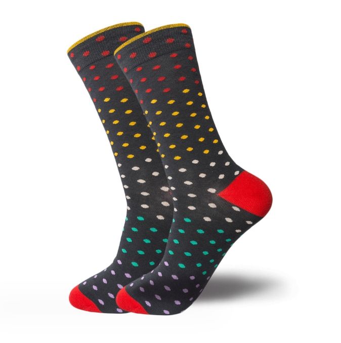 WUYANG Factory Dress Socks Crew Argyle Colorful Cotton Novelty Casual Happy Fun Men Socks Hot Sale