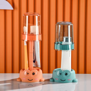 Gobelet de rinçage en plastique jetable avec brosse à dents pot dentaire ensemble de toilette pour boîte de rangement d'appareils dentaires - Product Image 3