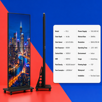Écran LED pliable d'intérieur P2.5, haute résolution, raccordement sans soudure, design léger, pour scène et publicité commerciale