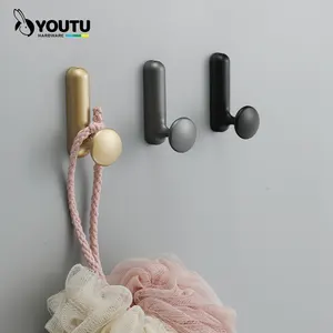 Aluminum Alloy Cloth Hook For Bathroom Wall-Mounted