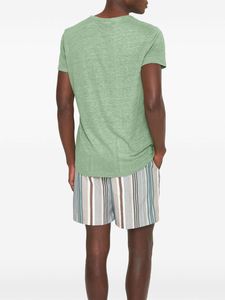 Camiseta de algodón para hombre de alta calidad personalizada de punto informal de Color sólido liso a la moda - Product Image 2