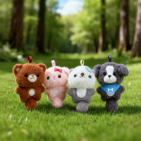 Stylo à encre gel en peluche KUKI Kawaii Panda, Loutre de mer, Écureuil, Éléphant, Lapin à oreilles tombantes, Nombreux modèles