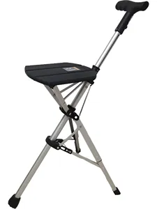 Apertura y Cierre Eléctrico con un Solo Botón, Se Transforma en un Taburete en un Segundo; Silla Bastón para Personas Mayores - Product Image 5