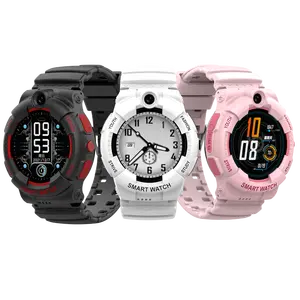 Smartwatch ip67, relógio inteligente personalizado com tela cheia de carregamento magnético hd, gps, à prova d' água, kt25