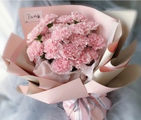 Papier d'emballage pour fleurs en rouleau, prix d'usine, fabricant, fournisseur, matériau d'emballage pour bouquets bicolore, résistant à la graisse et à l'eau