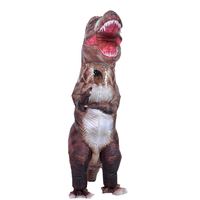 Costume de dinosaure T-Rex gonflable pour Halloween, mascotte de dragon, Disfraz De Dinosaurio Inflable T Rex