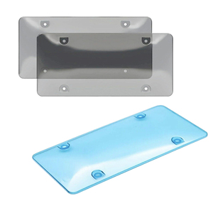 Xe nhựa Giấy phép số tấm khung xe rõ ràng tấm giấy phép bao gồm số khung bao USA chất lượng cao Số tấm bìa - Product Image 3