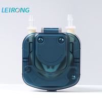 LeiRong BP1000 DC Micro pompe péristaltique à haut débit 12V/24V Mini pompe doseuse avec tube en silicone de qualité alimentaire pour distributeur