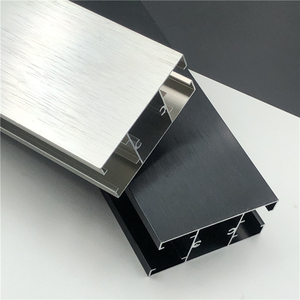 Soporte de Zócalo de Acero Negro para División de Baños Públicos con Patas de Aleación de Aluminio Engrosadas - Product Image 3