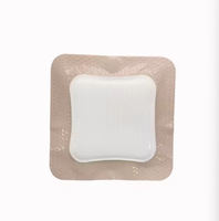 Pansement en mousse de silicone à film PU hautement absorbant, auto-adhésif, produit de soin des plaies