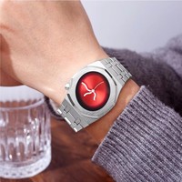 Montre pour homme personnalisée avec logo, nouvelle montre octogonale, minimaliste, polyvalente, de haute qualité, étanche, bracelet en acier