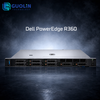 Processeur Intel Xeon E-2400 pour les entreprises de moyenne taille, serveur rack Dell PowerEdge R360 1U d'origine