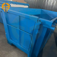 Nouvelle benne de collecte de déchets de construction avec logo Heavy Company pour la gestion des déchets