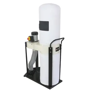 STR Dry Woodworking Industrial Movable Dust Collector With Double Bag Single Barrel