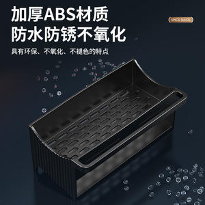 Escurridor de Cocina Multifuncional Cuadrado de ABS, Organizador de Almacenamiento para Fregadero Montado en la Pared, para Paños de Cocina, Esponjas, Jabón y Encimera - Product Image 2