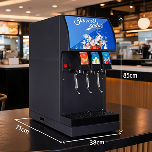 Máquina de Bebidas Carbonatadas de Acero Inoxidable de Grado Alimenticio, Duradera, con 3 Boquillas, para Agua Fría, Bebidas con Gas y Refrescos - Product Image 3
