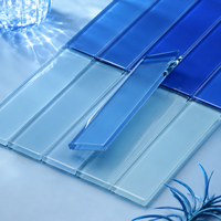 Ubin Kaca Transparan Premium untuk Dekorasi Dinding di Dapur, Kamar Mandi, Toilet, dan Ruang Makan