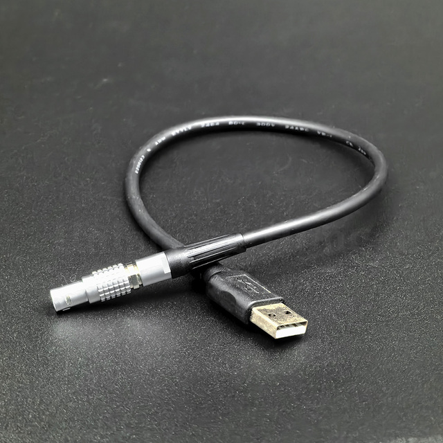 USB 2.0 a to FGG.0B.304 Aviation Plug Connector Cable with Shielded Power Data Charging for Cameras Industrial Devices