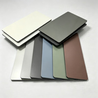 Revestimiento de Pared Exterior Alucobond, Paneles Compuestos de Aluminio de 4mm, Impermeables, con Recubrimiento PVDF, Varios Colores