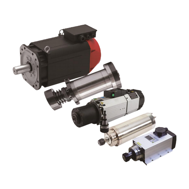 Good Quality CE HOLRY 12000RPM 24000RPM ISO30 220V 9KW ATC Air Cooled Spindle Motor With Frequency Converter