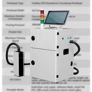 Impresora de Codificación por Inyección de Tinta Piezoeléctrica UV de 54 mm para Producción Industrial, Modelo D8400, Alta Potencia, Compatible con 20w 30w 5 - Product Image 1