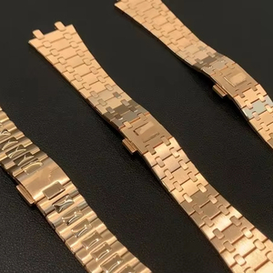 Montres de luxe RLX /PP CNC personnalisées-Bracelet en or rose 9K-18K avec lunette en diamant (service OEM) - Product Image 1