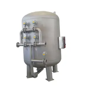 Automatic control panel Pressure Sand Filter Tank for Water Treatment Project