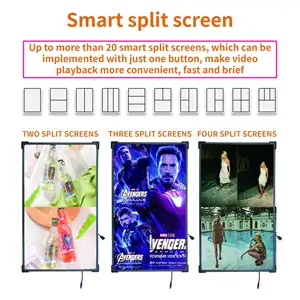 2024 nuovo supporto 4G zaino pubblicitario umano walking display lcd con batteria digital signage cartellone zaino