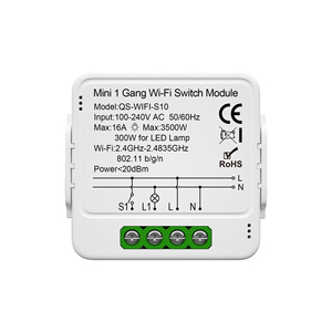 Geagood Tuya WiFi Relay Switch Module Dry <strong>Contact</strong> 1 Channel Alexa <strong>Google</strong> Home Smart Life <strong>App</strong> DC 12/24V AC Smart Home System - Product Image 4