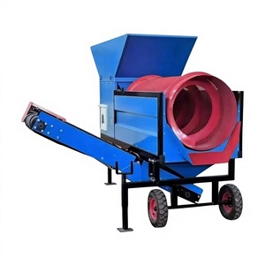 High Efficiency <b>Small</b> Trommel Screen Circular Aggregate Stone Screening Rotating Sieve Machine Sand Gravel Rotary Drum Screening - Product Image 1