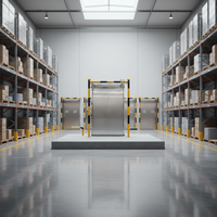 Portes de chambre froide de haute qualité pour le stockage de fruits et légumes, et de viande, vente en gros en Chine